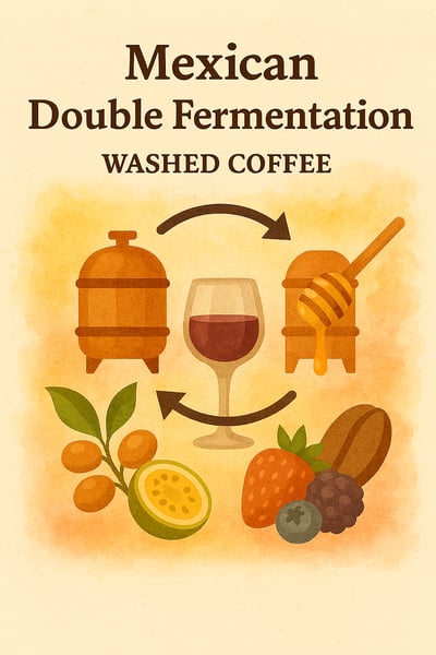 《獨門絕招咖啡系列：墨西哥 恰帕斯/錢珠爾莊園 🍒星莓之光🌟 雙重發酵水洗特色咖啡》3