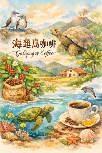 幸福年中慶A+B｜海龜島稀有咖啡熟豆半價優惠組合1