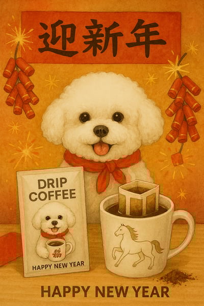 馬年新春｜比熊濾掛式咖啡禮盒20入1