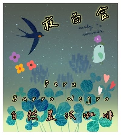 《自然無毒咖啡系列： 秘魯 卡哈馬卡產區 巴羅･尼可洛小鎮 聯合農場 自然農法水洗咖啡 夜百合特色批次》2