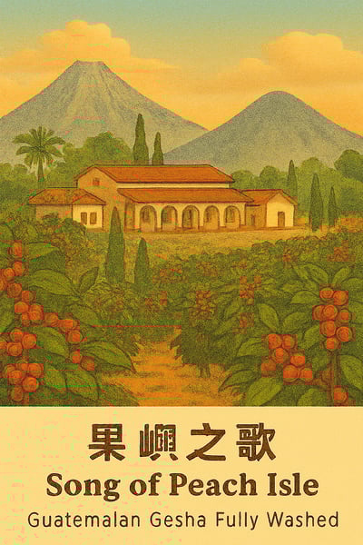 《藝伎之寶咖啡：瓜地馬拉 新東方/卡斯卡哈爾莊園 🍑果嶼之歌🎵 Geisha藝伎/瑰夏水洗》2