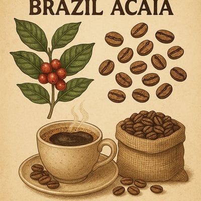 《老巴傳奇咖啡：巴西 米納斯吉拉斯州 好望角莊園 Acaia 阿卡依 珍稀品種 蜜處理咖啡：🌞陽光蜜果🍬》4