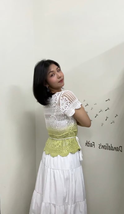 波西米亞渡假風兩件式套裝👗 （附綁帶）2