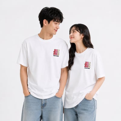 BEAR Buddy韓系情侶寬版T💖1