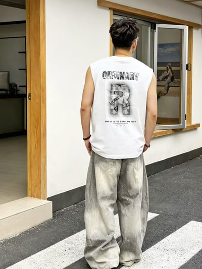 現貨 夏季男女潮T 情侶裝 背心 潮系列款4