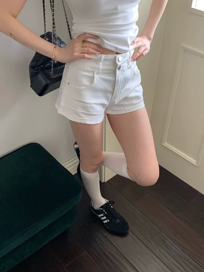 現貨 辣妹雙排釦短褲1
