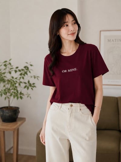 OR MINE.潮感T｜美式休閒百搭款🖤8