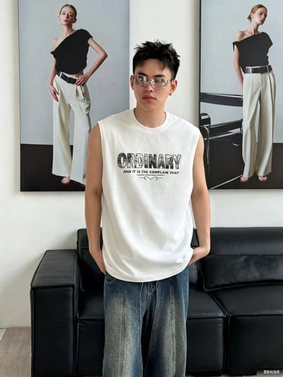 現貨 夏季男女潮T 情侶裝 背心 潮系列款3