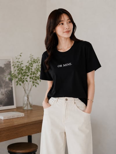 OR MINE.潮感T｜美式休閒百搭款🖤6