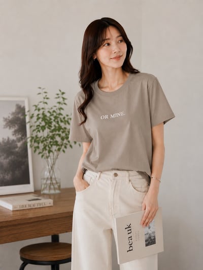 OR MINE.潮感T｜美式休閒百搭款🖤3