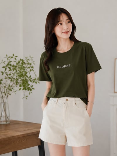 OR MINE.潮感T｜美式休閒百搭款🖤5