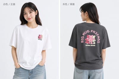 BEAR Buddy韓系情侶寬版T💖3