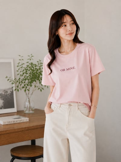 OR MINE.潮感T｜美式休閒百搭款🖤7