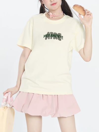 現貨 夏季韓系簡約 T恤 男女裝 情侶裝4