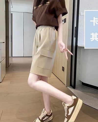 現貨 夏日極度舒適工裝空氣棉四分短褲2