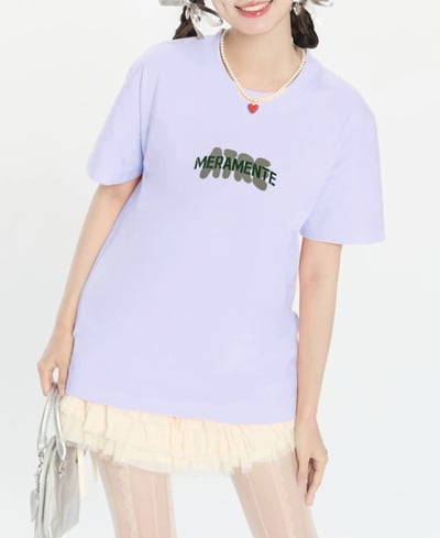 現貨 夏季韓系簡約 T恤 男女裝 情侶裝7