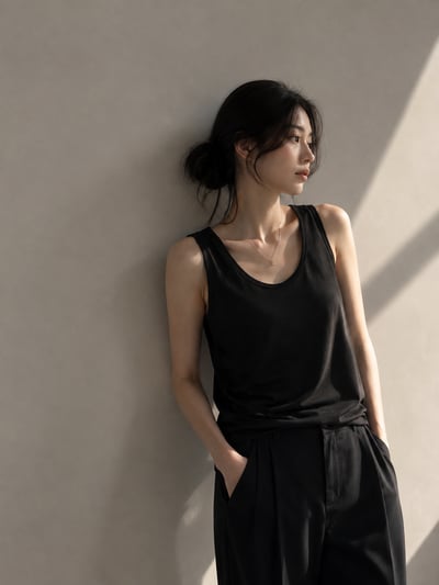 Lumière Cool Tank｜奧黛爾涼感帶罩杯素面背心3