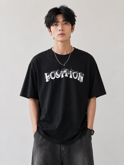 Chill Mood潮感T｜美式休閒百搭款🖤1