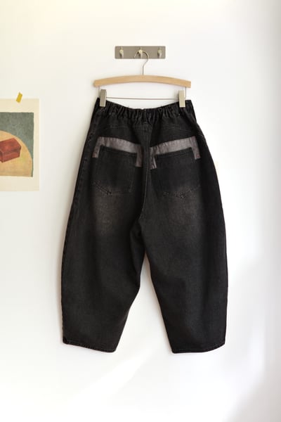 𓏭立體版型刷色雙扣丹寧褲20