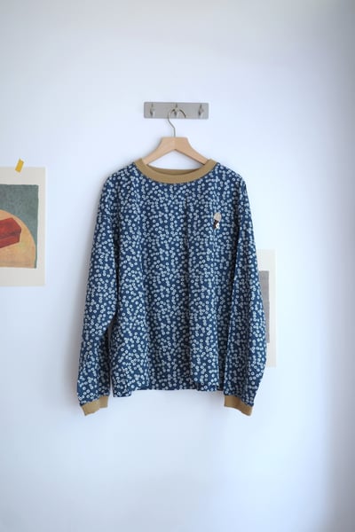 𓏭羅紋拼接小蘑菇別針上衣23