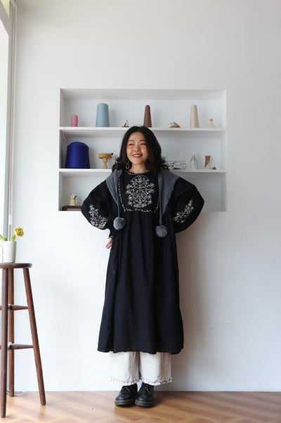 𓏭優雅花邊刺繡洋裝3