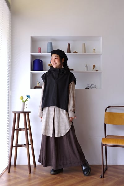 𓏭圓弧下擺長版襯衫4