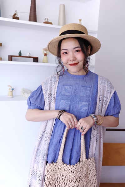 菱格鏤空洞洞長背心11