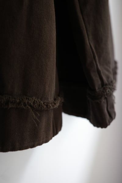 𓏭褲管反折抽鬚大口袋工作褲12