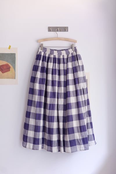 純色簡約泡泡布半身裙21