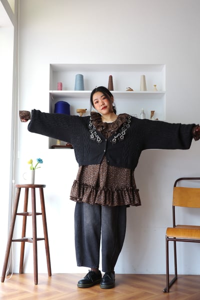 𓏭立體版型刷色雙扣丹寧褲15