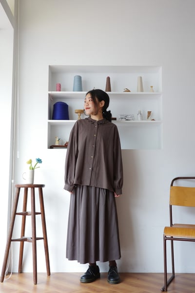 𓏭雙面穿光澤感圓裙4