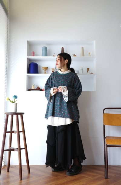 𓏭不規則拼接流蘇裙12