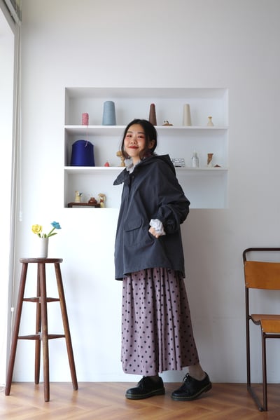 𓏭雙面穿光澤感圓裙9