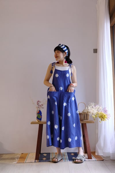 刺繡串珠流蘇耳環18