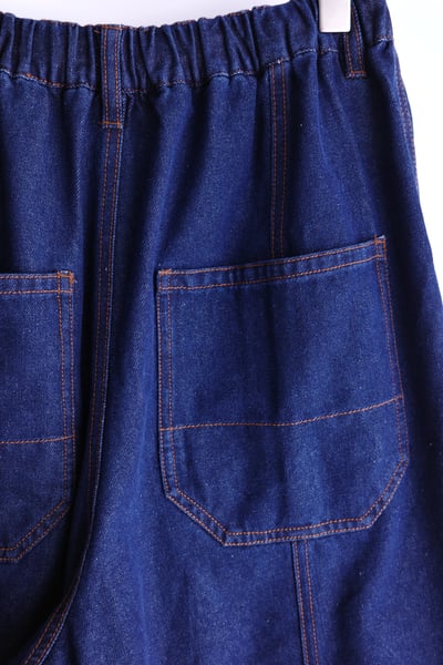 𓏭層次抽鬚車線直筒寬褲9