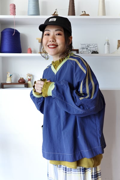 𓏭超可愛！插肩袖防風套頭上衣9