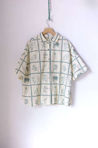 𓏭花柄圖鑑刺繡襯衫20