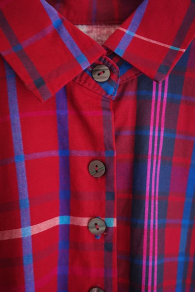 𓏭跳色格紋設計釦襯衫14