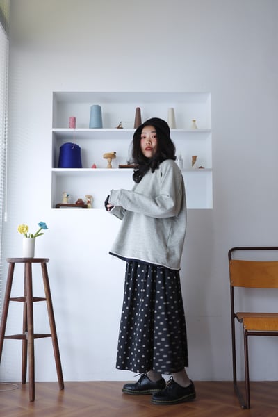 𓏭雙面穿光澤感圓裙11