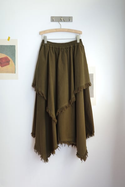 𓏭不規則拼接流蘇裙23