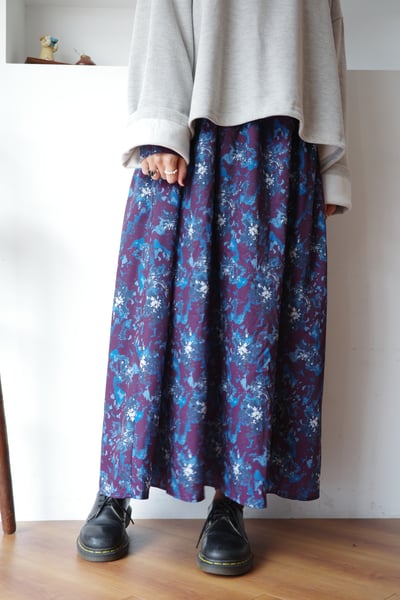 𓏭油畫塗鴉腰線剪裁洋裝17