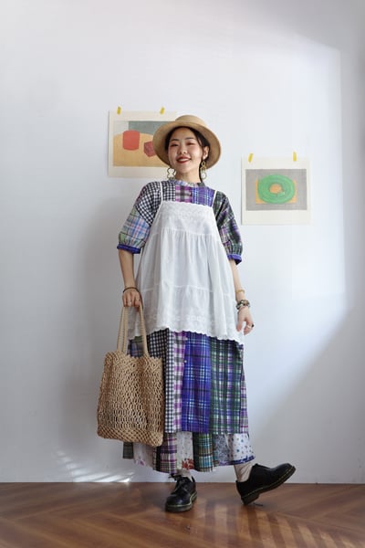 波浪花邊刺繡系肩可調背心8