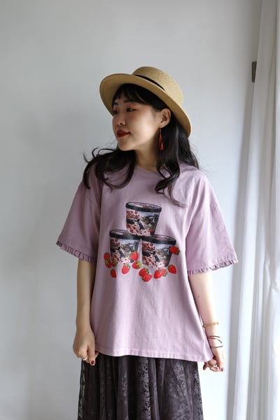 𓏭貓貓狗狗點心木耳袖口Ｔ-shirt10