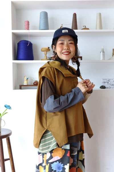 𓏭chili老帽 / 𓏭五分割單車帽7