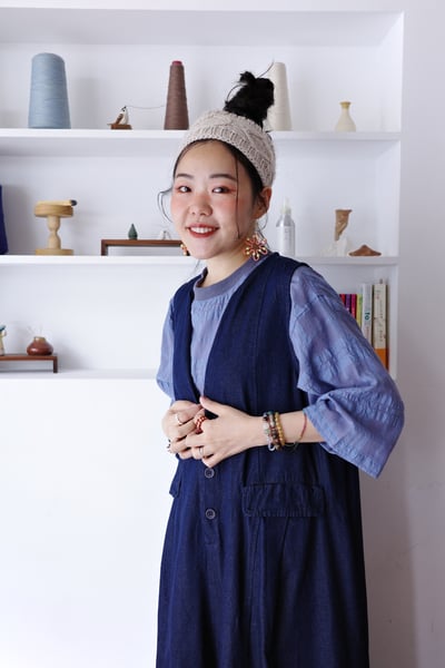 凹凸格織紋清透簡約上衣6