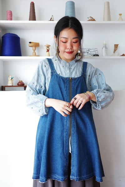 𓏭雙向拉鏈前後兩穿吊帶背心12