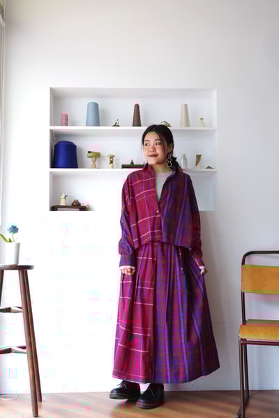 𓏭跳色格紋設計釦襯衫7