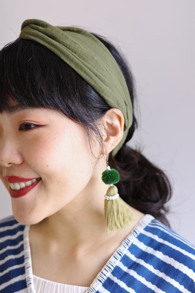 份量感球球流蘇耳環11