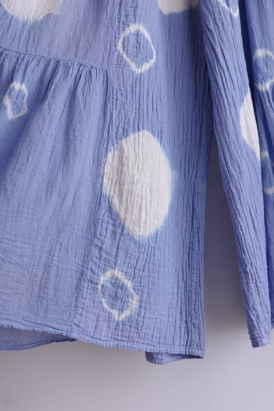 𓏭波點手染層次拼接寬褲8