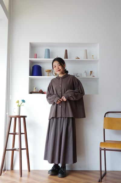 𓏭雙面穿光澤感圓裙7